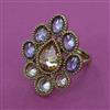 Antique Adjustable Ring With Mehndi Plating