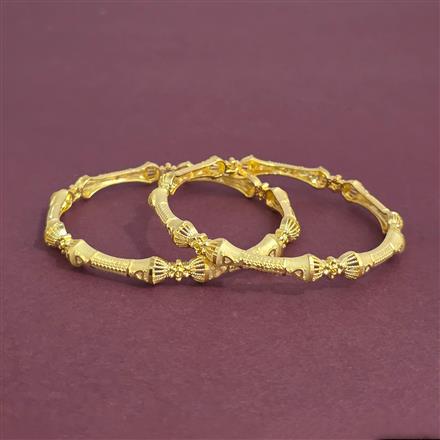 Antique 2 Pc Bangles With Gold Plating