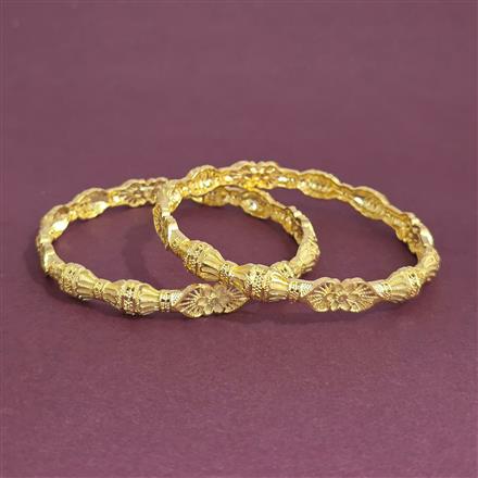 Antique 2 Pc Bangles With Gold Plating