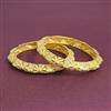 Antique 2 Pc Bangles With Gold Plating