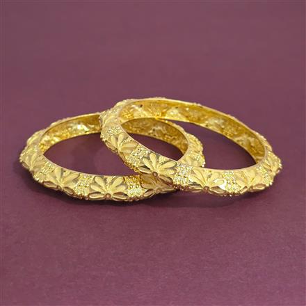 Antique 2 Pc Bangles With Gold Plating