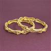 Antique 2 Pc Bangles With Gold Plating