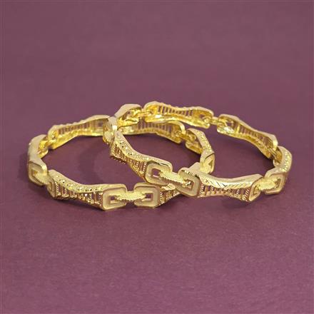 Antique 2 Pc Bangles With Gold Plating