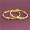 Antique 2 Pc Bangles With Gold Plating