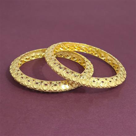 Antique 2 Pc Bangles With Gold Plating