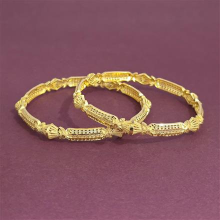 Antique 2 Pc Bangles With Gold Plating