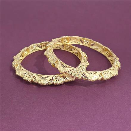 Antique 2 Pc Bangles With Gold Plating