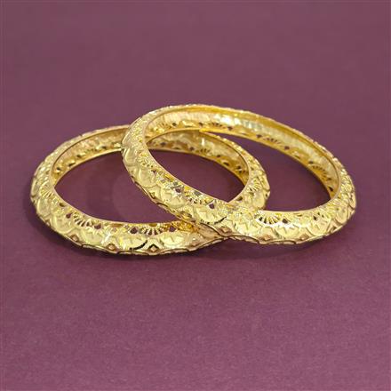 Antique 2 Pc Bangles With Gold Plating