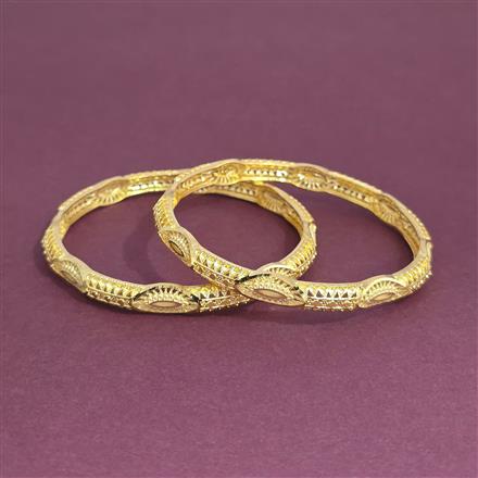 Antique 2 Pc Bangles With Gold Plating