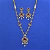 Kundan Moti Necklace With Victorian Plating