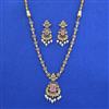 Kundan Moti Necklace With Victorian Plating