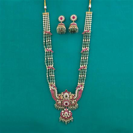 Antique Classic Necklace With Matte Gold Plating