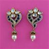 Kundan Moti Earring With Victorian Plating
