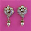 Kundan Moti Earring With Victorian Plating