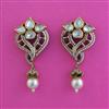 Kundan Moti Earring With Victorian Plating