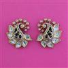 Kundan Peacock Earring With Victorian Plating