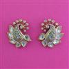 Kundan Peacock Earring With Victorian Plating