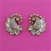 Kundan Peacock Earring With Victorian Plating
