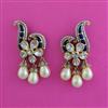 Kundan Moti Earring With Victorian Plating