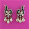 Kundan Moti Earring With Victorian Plating