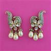 Kundan Moti Earring With Victorian Plating