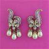 Kundan Moti Earring With Victorian Plating