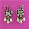 Kundan Moti Earring With Victorian Plating