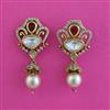 Kundan Moti Earring With Victorian Plating
