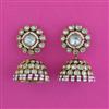 Kundan Jhumki With Victorian Plating
