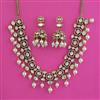 Kundan Moti Necklace With Victorian Plating