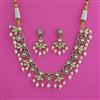Kundan Moti Necklace With Victorian Plating