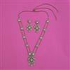 Kundan Classic Pendant Set With Victorian Plating