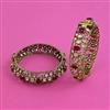 Kundan Openable Bangles With Victorian Plating