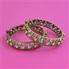 Kundan Openable Bangles With Victorian Plating