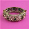 Kundan Openable Bangles With Victorian Plating