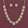 Kundan Classic Necklace With Mehndi Plating Carat Plating