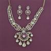 Kundan Moti Necklace With Victorian Plating