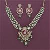 Kundan Moti Necklace With Victorian Plating