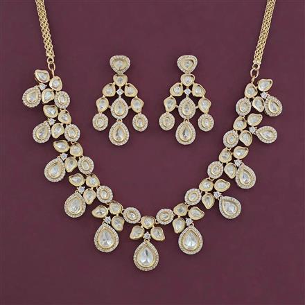 Kundan Classic Necklace With Mehndi Plating Carat Plating