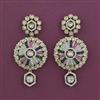 Kundan Classic Earring With Mehndi Plating