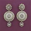 Kundan Classic Earring With Mehndi Plating