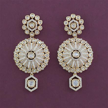 Kundan Classic Earring With Carat Plating