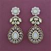 Kundan Classic Earring With Mehndi Plating