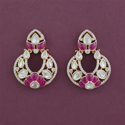 Kundan Classic Earring With Carat Plating
