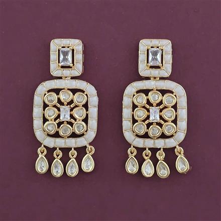 Kundan Classic Earring With Carat Plating
