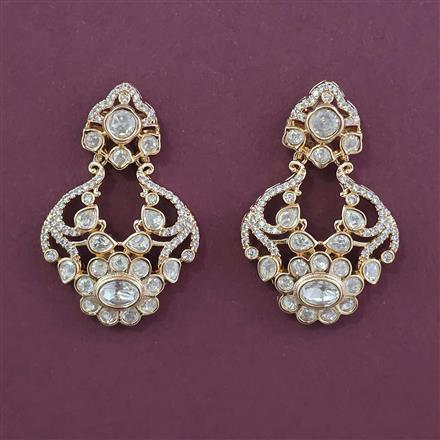 Kundan Classic Earring With Carat Plating