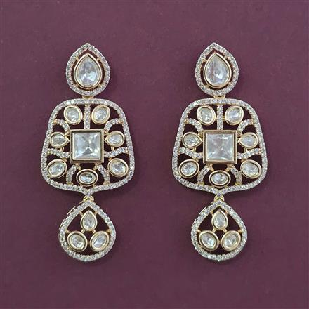 Kundan Classic Earring With Carat Plating