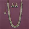 Antique Long Necklace With Mehndi Plating