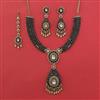 Kundan Classic Necklace With Mehndi Plating