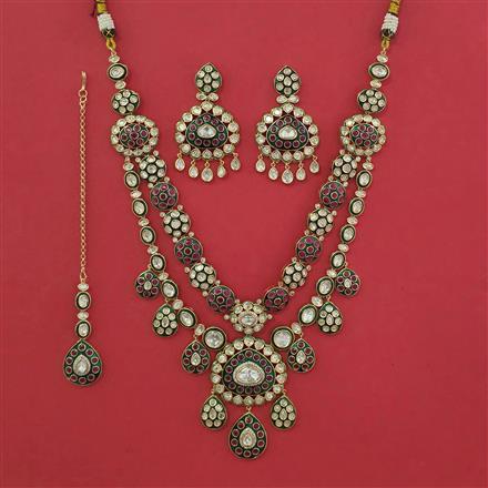 Kundan Classic Necklace With Carat Plating